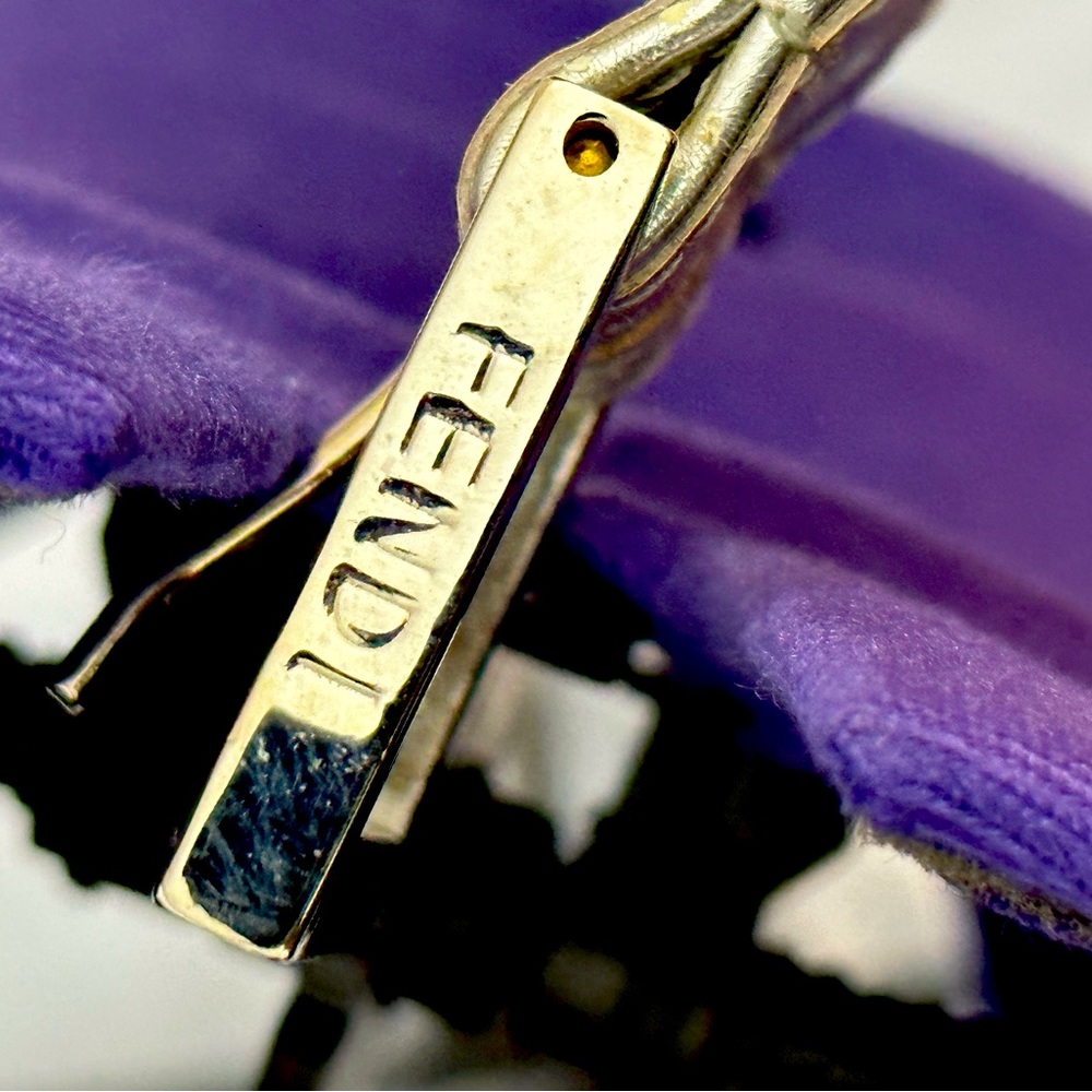 Vintage Fendi Leather Belt - Pre Owned